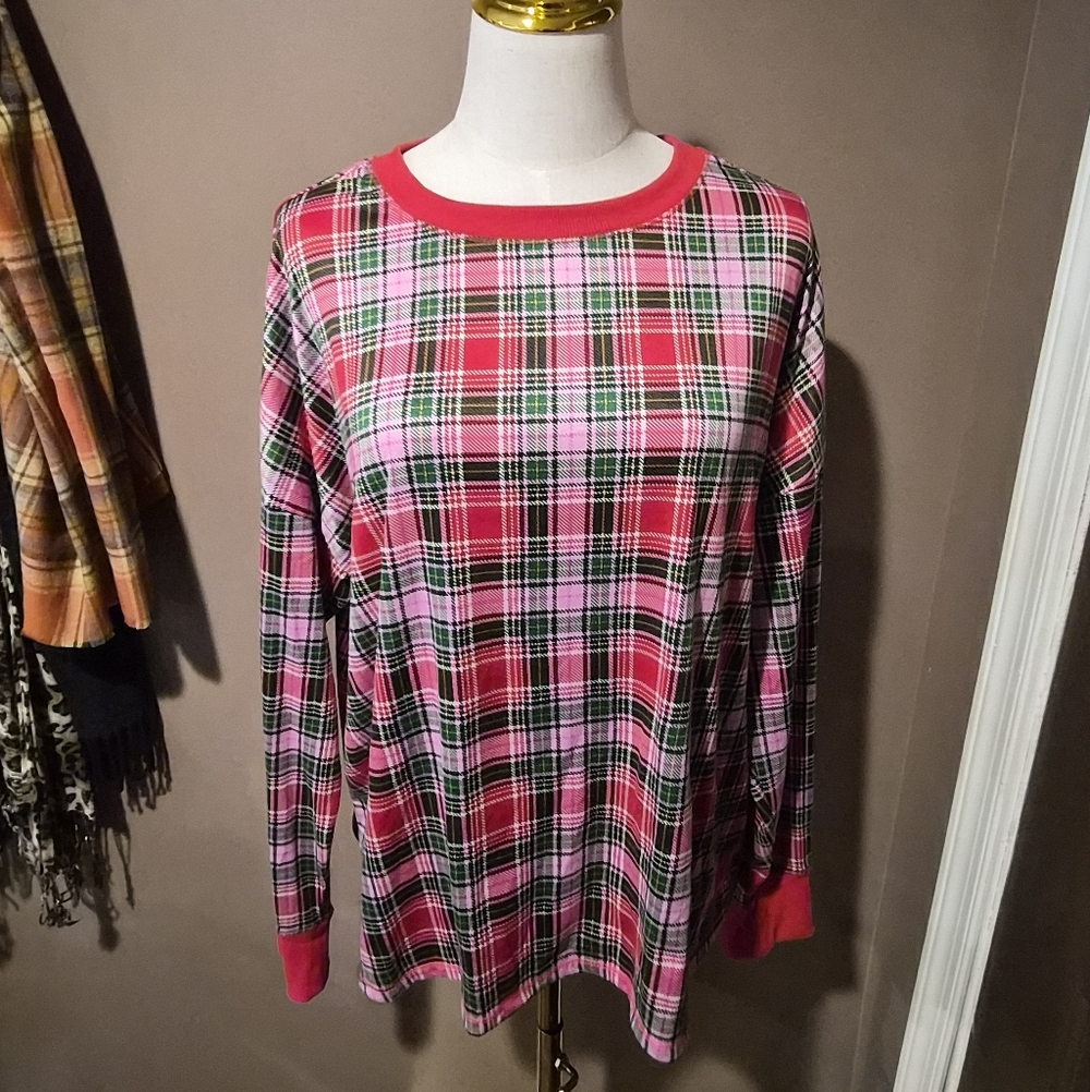 Holiday Time Plaid Pajama Set